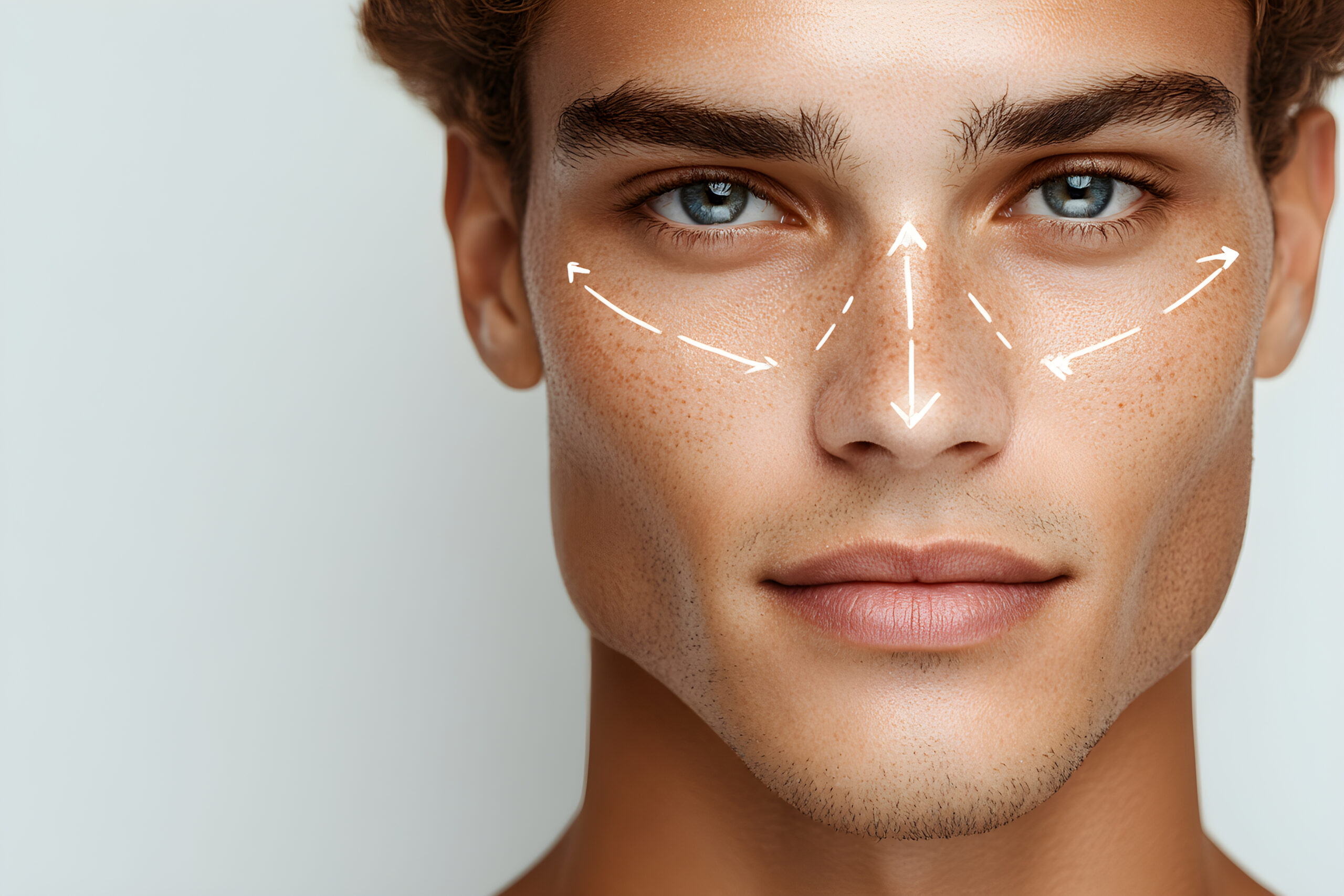 Rhinoplasty procedure concept image for nasal reshaping and facial harmony